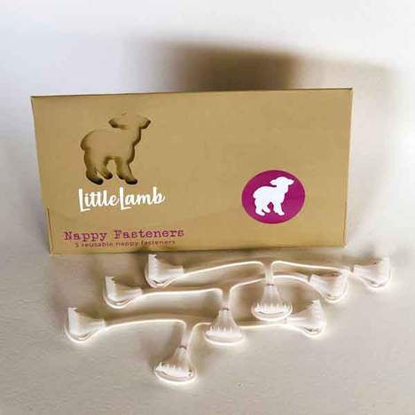 Little Lamb Nappy Fasteners 3pk