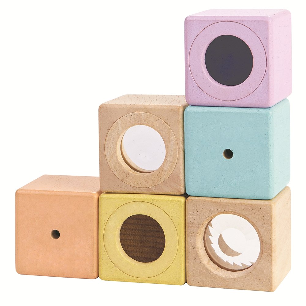 Plan Toys Sensory Pastel Blocks