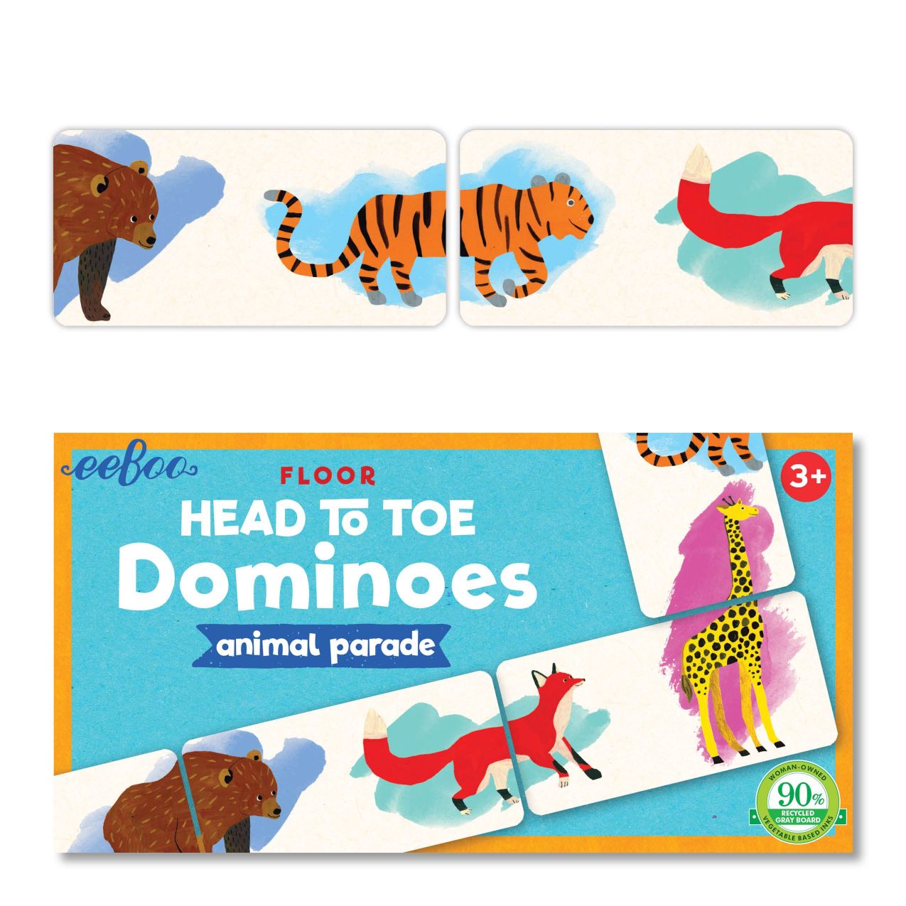 eeBoo Head To Toe Dominoes