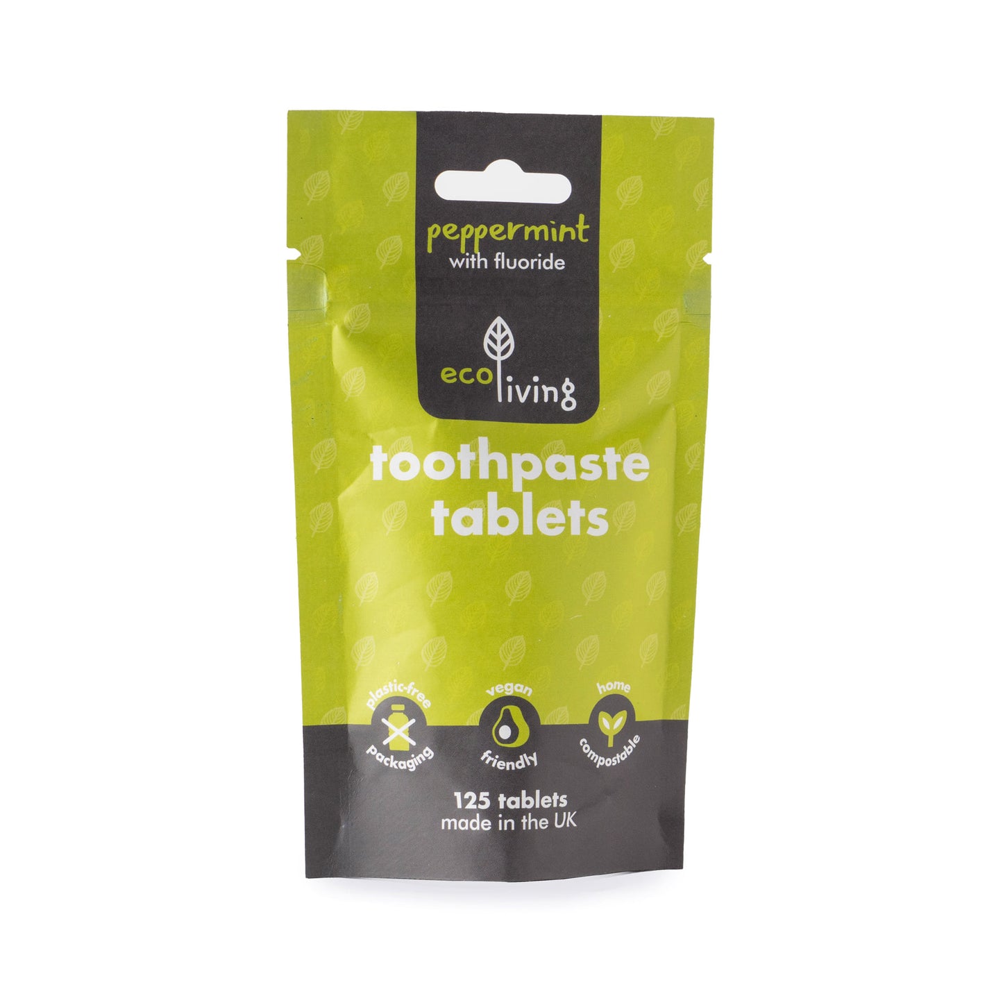 ecoLiving Flouride Toothpaste Tablets - 125 tablets