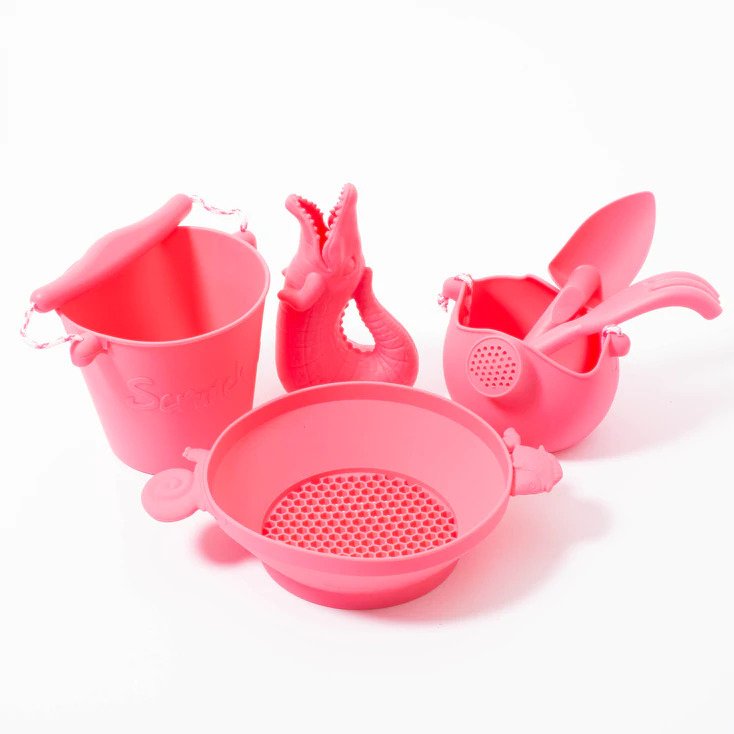 Scrunch Crocodile - Flamingo Pink