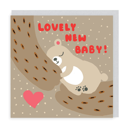 Lovely New Baby Bear Card