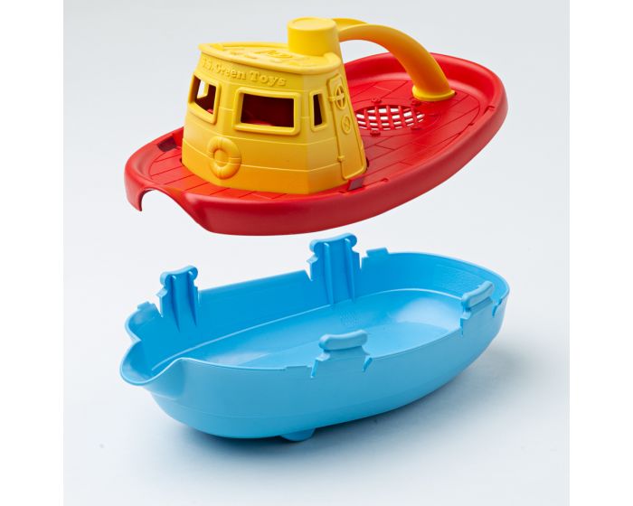 Green Toys Tugboat - Yellow Handle