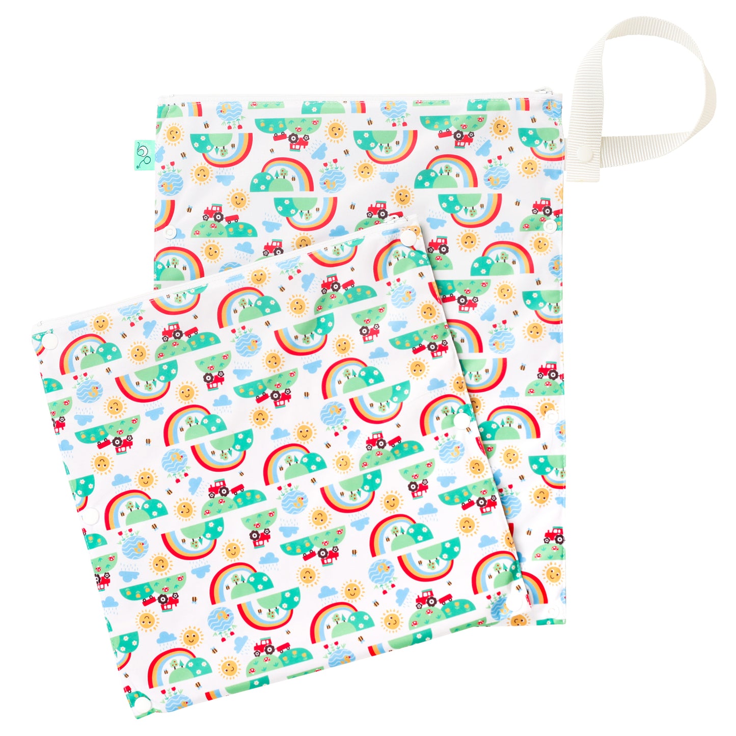 Tots Bots Frugi Wet & Dry Bag - Happy Days