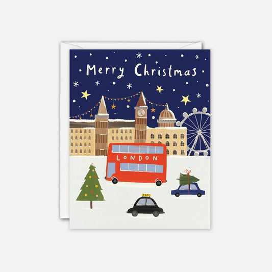 London Merry Christmas Cards 5pk