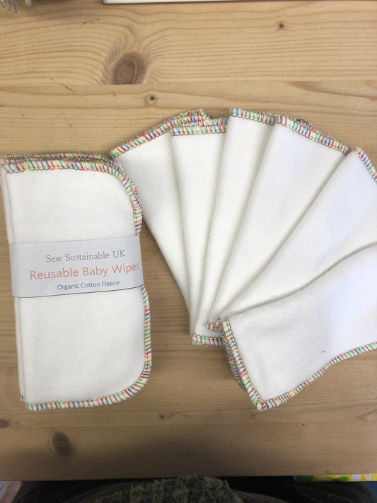 Sew Sustainable Cotton Fleece Wipes