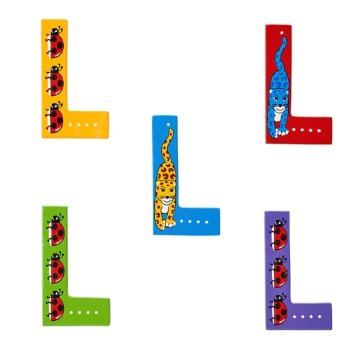 Lanka Kade Wooden Animal Letters A-Z