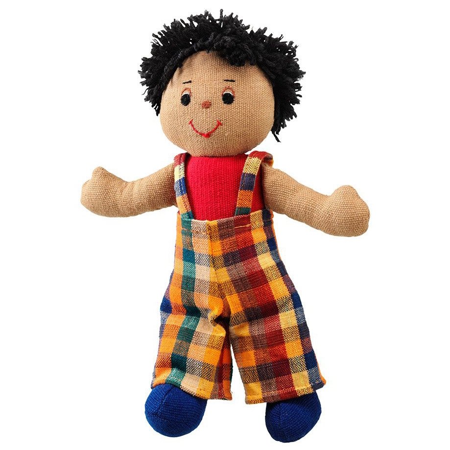 Lanka Kade Boy Doll - Brown Skin Black Hair