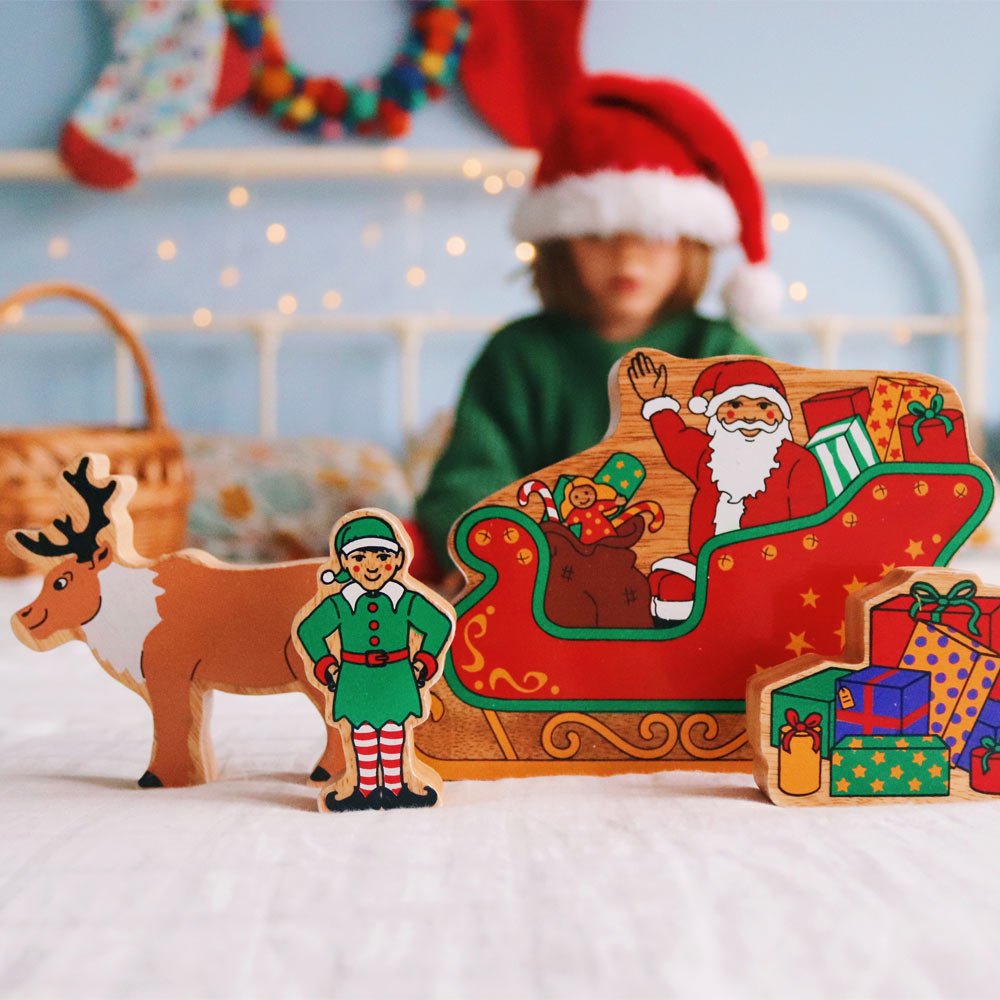 Lanka Kade Natural Father Christmas In A Sleigh