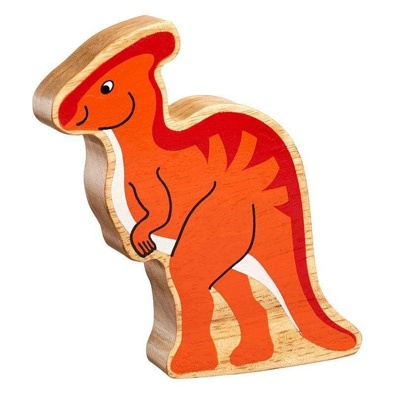 Lanka Kade Natural Orange Parasaurolophus Dinosaur