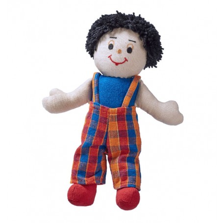 Lanka Kade Boy Doll - White Skin Black Hair