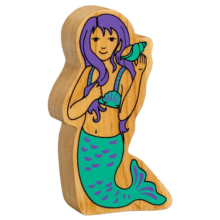 Lanka Kade Natural Green & Purple Mermaid