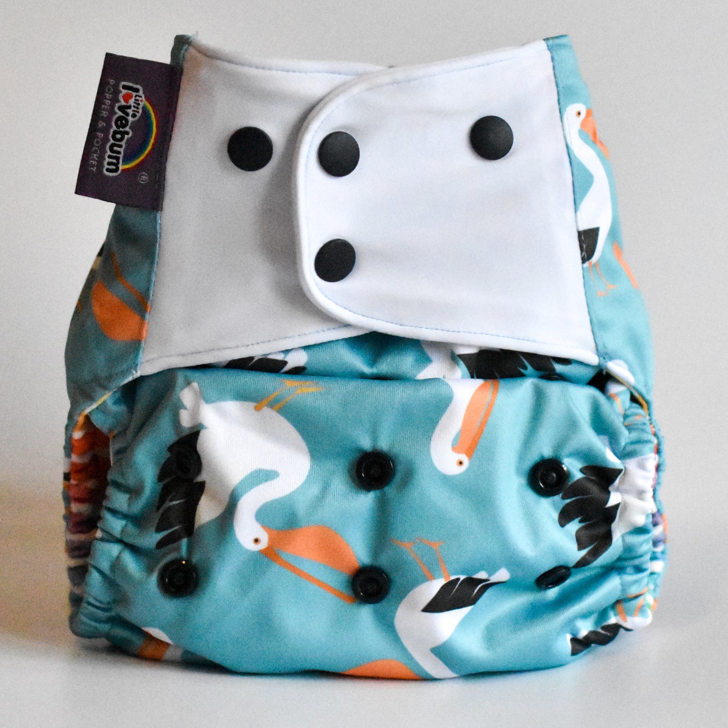 Little Lovebum Popper & Pocket V3 Reusable Cloth Nappy