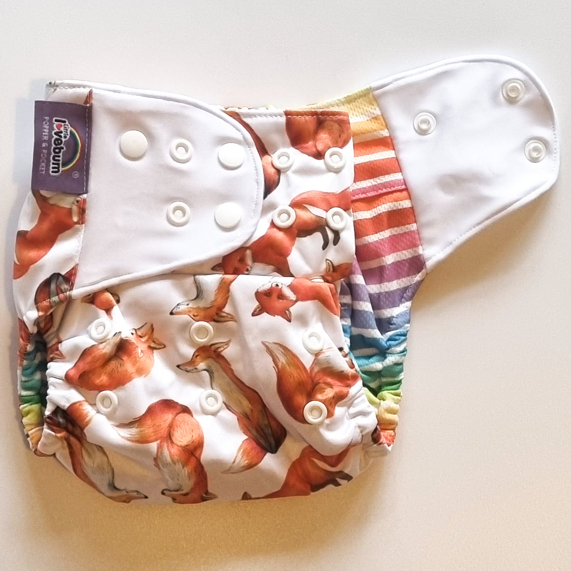 Little Lovebum Popper & Pocket V3 Reusable Cloth Nappy