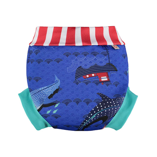 Close Pop In Swim Nappy - Whale Shark