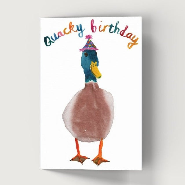 Duck Quacky Birthday Card