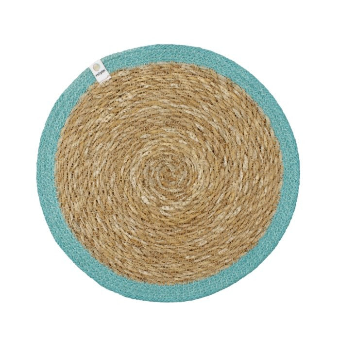 ReSpiin Natural Seagrass & Jute Tablemat