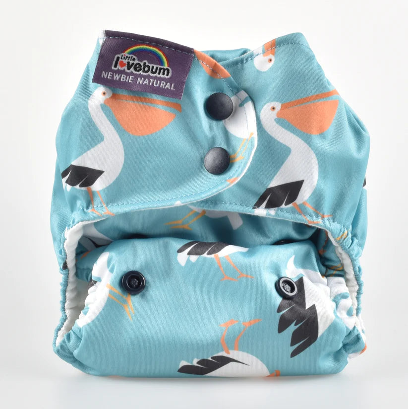 Little Lovebum Newbie Natural All In One Nappy
