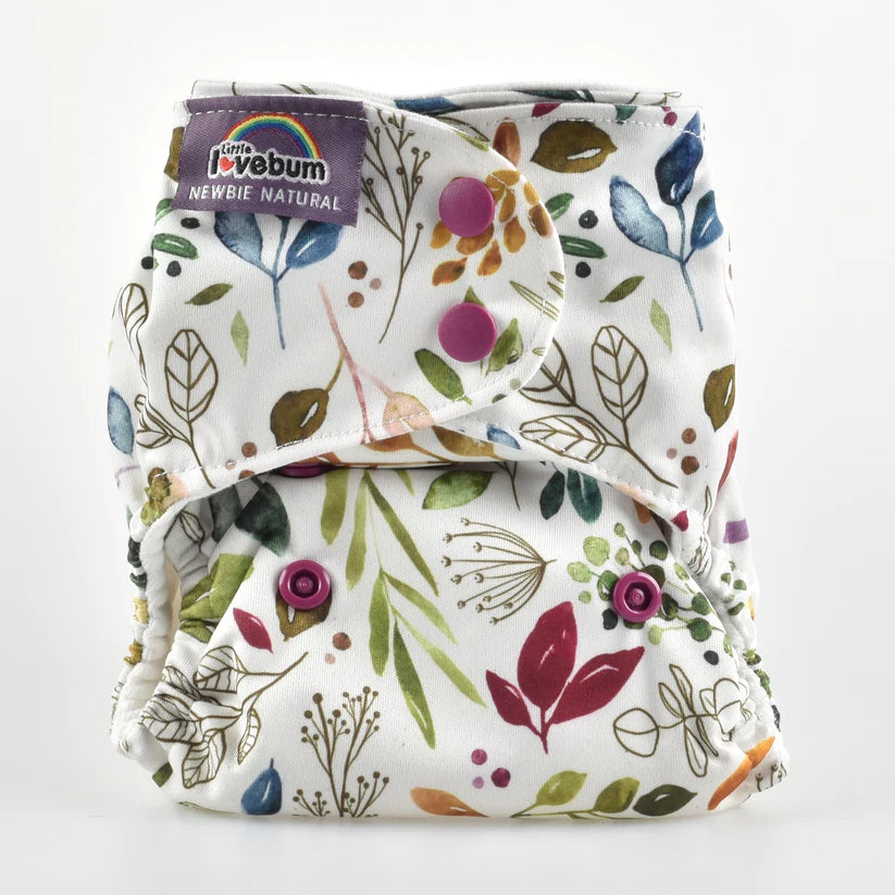 Little Lovebum Newbie Natural All In One Nappy