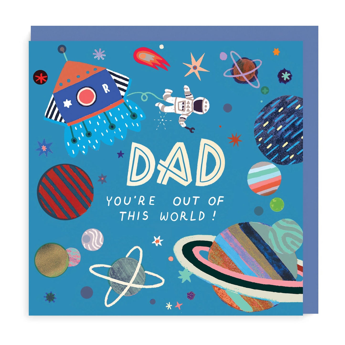 Dad Out Of This World Greeting Card