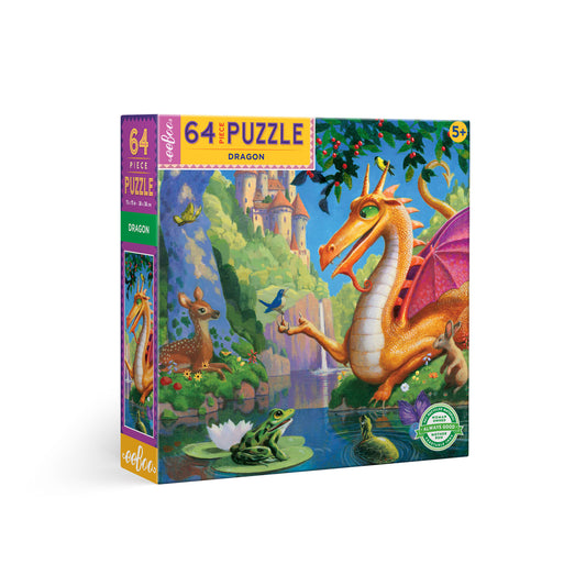 eeBoo 64 Piece Jigsaw Puzzle - Dragon