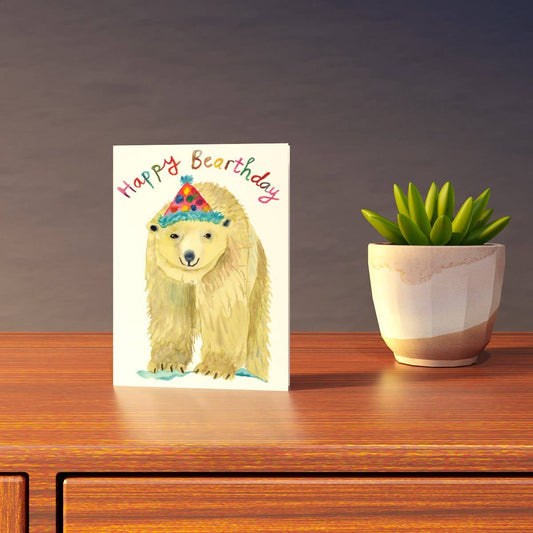 Happy 'Bearthday' Birthday Polar Bear Card