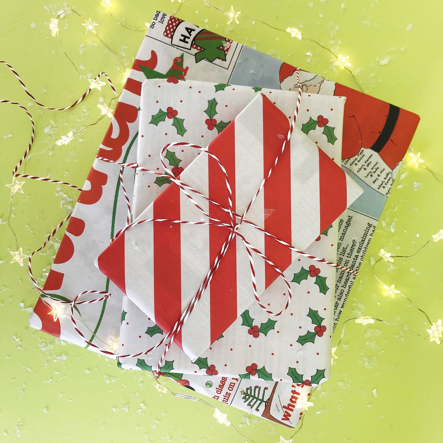 Read Wrap Recycle 'The Northern Star' Christmas Gift Wrap