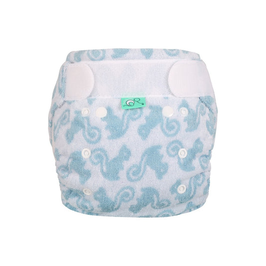 Tots Bots Bamboozle Stretch Bamboo Fitted Nappy - Squiddle