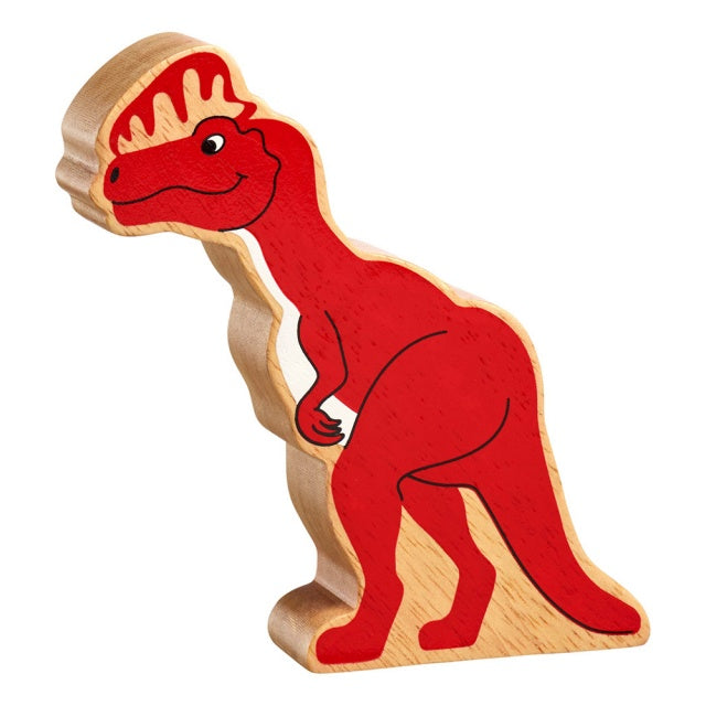 Lanka Kade Natural Red Dilophosaurus Dinosaur