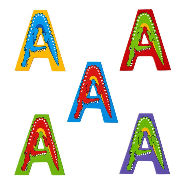 Lanka Kade Wooden Animal Letters A-Z