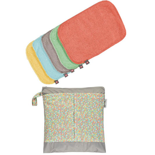 Close Pop In Reusable Bamboo Wipes - Various Designs
