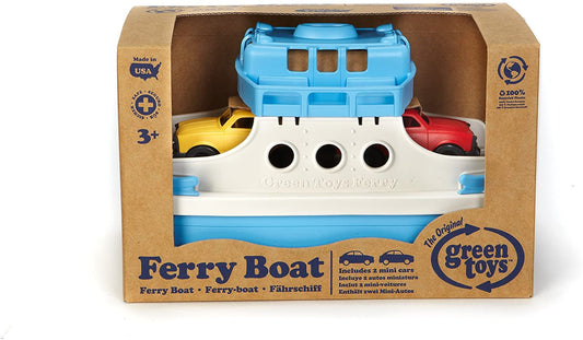 Green Toys Ferry Boat With Cars - Blue