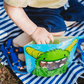Nom Nom Kids Reusable Monster Large Sandwich Bags 4pk
