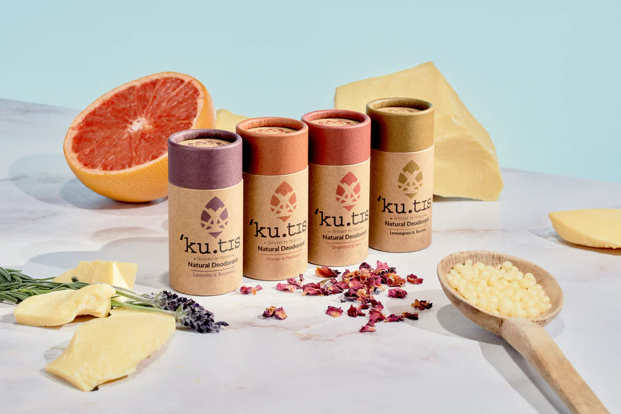 Kutis Natural Beeswax Deodorant - Grapefruit & Rose