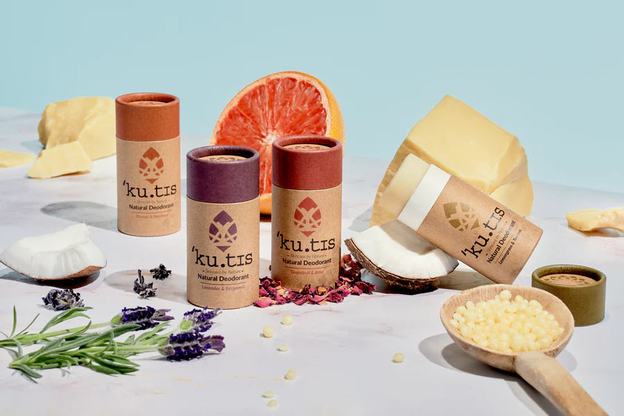 Kutis Natural Beeswax Deodorant - Grapefruit & Rose