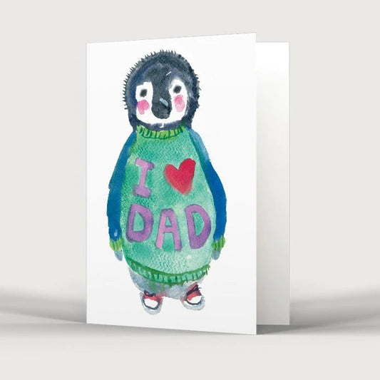 I Love Dad Fathers Day Card