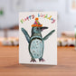 Flappy Birthday Penguin Card