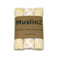 MuslinZ Organic Cotton and Bamboo Muslin Squares 3pk - Gold Print