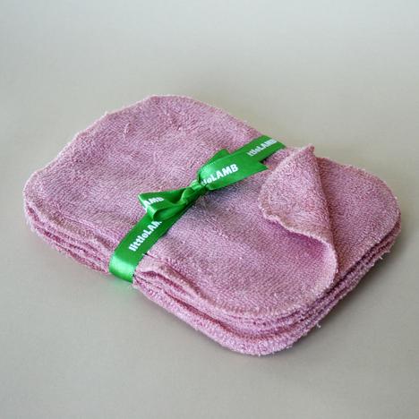Little Lamb Soft Bamboo Washable Wipes 10pk - Various Colours