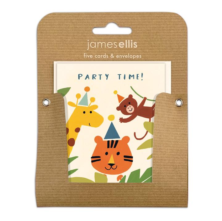 Jungle Invitation Cards 5pk