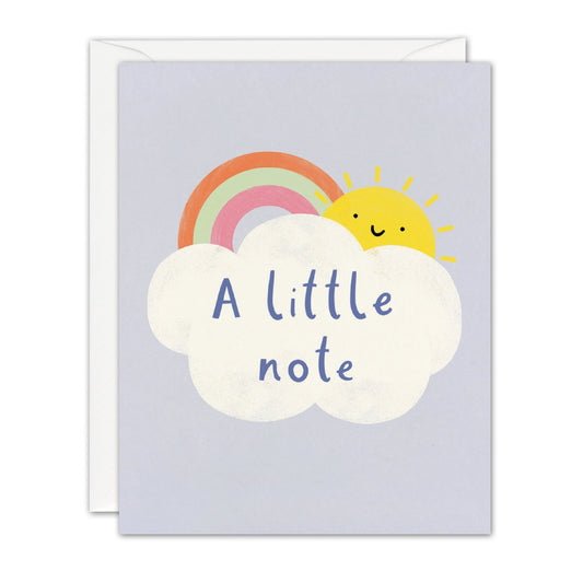 A Little Note Sun and Rainbow Cards 5pk