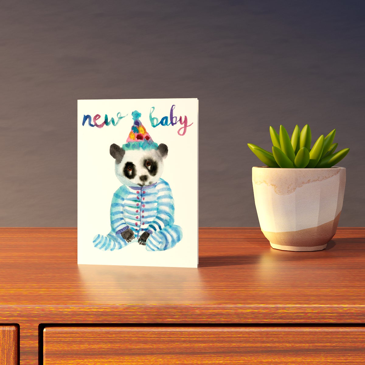 New Baby Panda Card