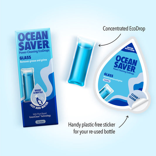 OceanSaver Refill Drops - Glass Cleaner (Sea Spray)