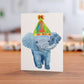 1st Birthday Elephant Card