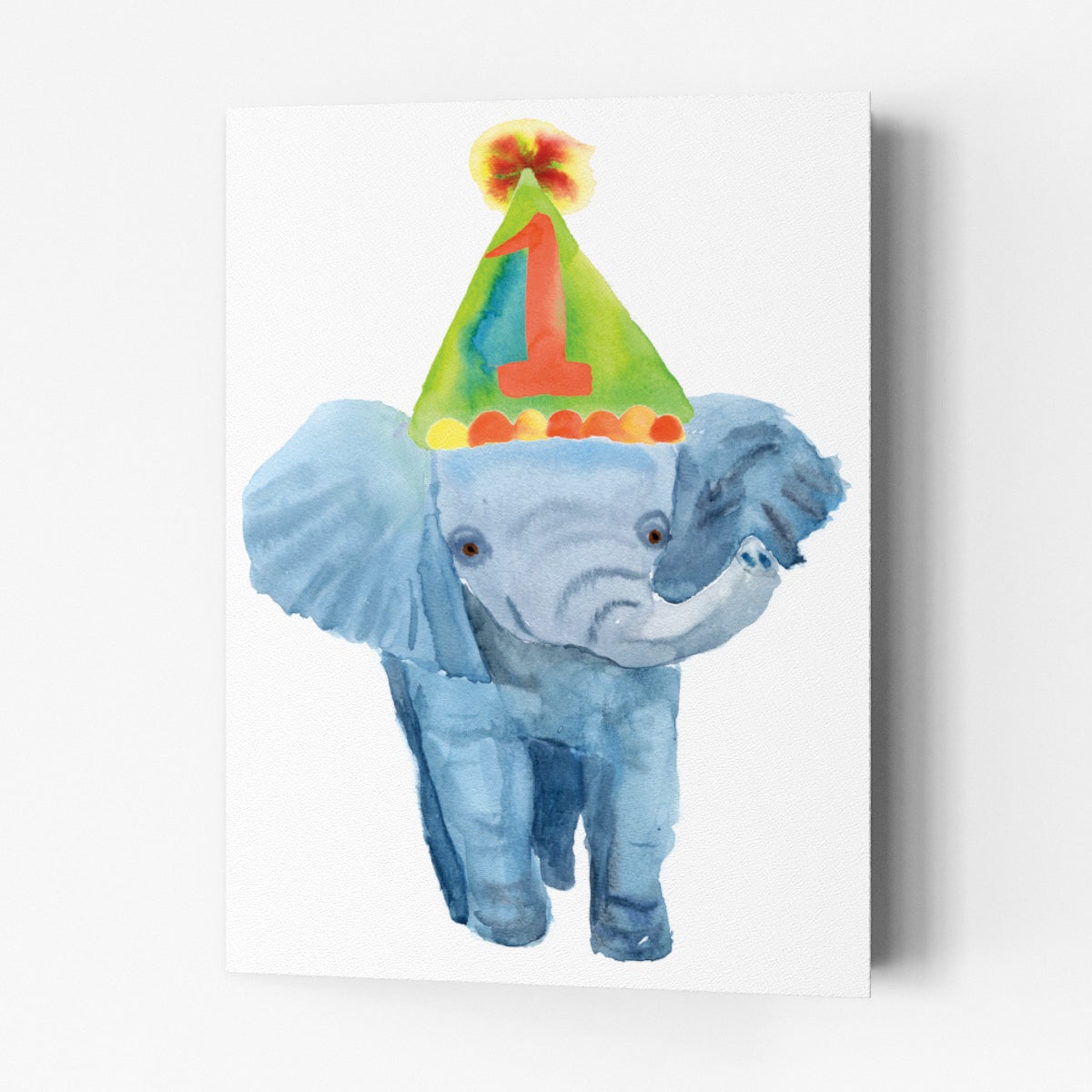 1st Birthday Elephant Card