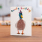 Duck Quacky Birthday Card