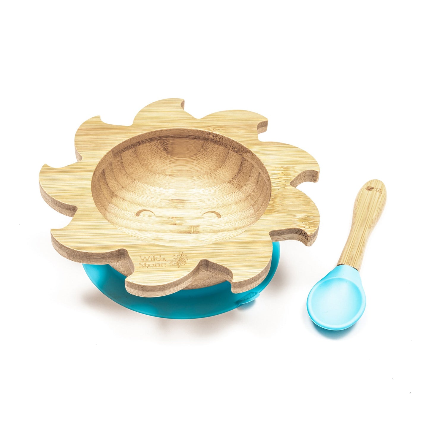 Wild & Stone Suction Bowl and Spoon set - Assorted Colours