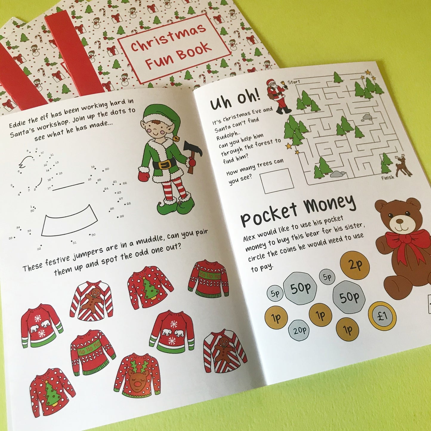 Read Wrap Recycle Christmas Fun Book