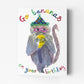 Go Bananas Monkey Birthday Card