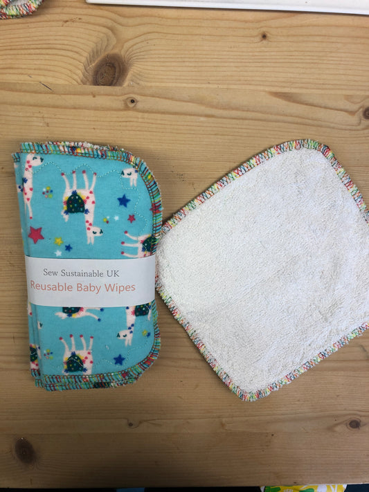 Sew Sustainable Reusable Baby Wipes